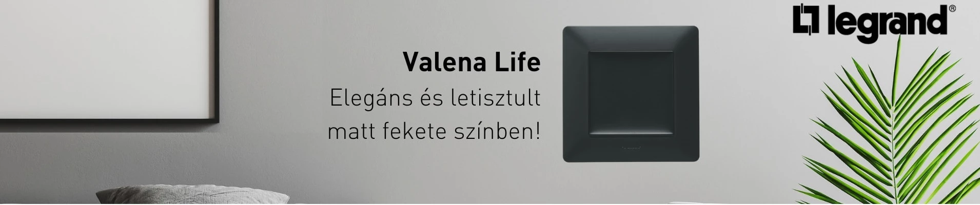 Legrand Valena Life fekete