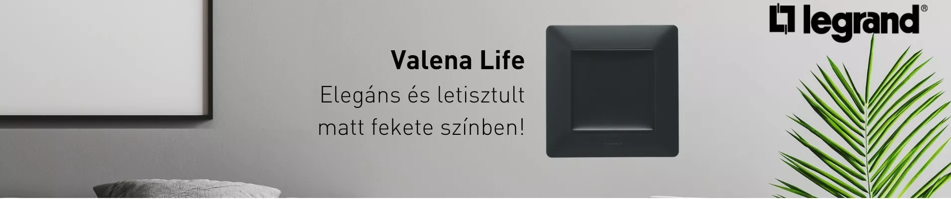 Legrand Valena Life fekete