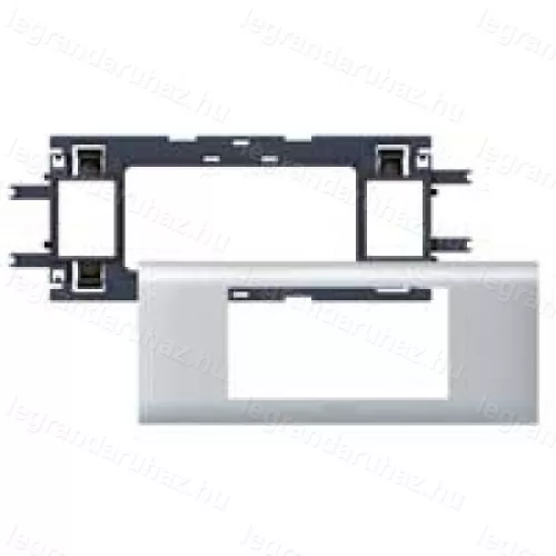 Legrand DLP alu keret Program Mosaic 4 modulos, 65 mm fedélhez, Legrand 011204