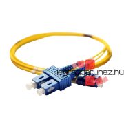   Legrand LEGRAND patch kábel optika OS1/OS2 (UPC) monomódusú SC/LC duplex 9/125um LSZH (LSOH) sárga 1 méter LCS3, Legrand 032603