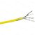 Legrand fali kábel réz Cat6A árnyékolt (F/UTP) 4 érpár LSZH (LSOH) sárga Dca-s2,d2,a1 500m-kábeldob LCS3, Legrand 032887