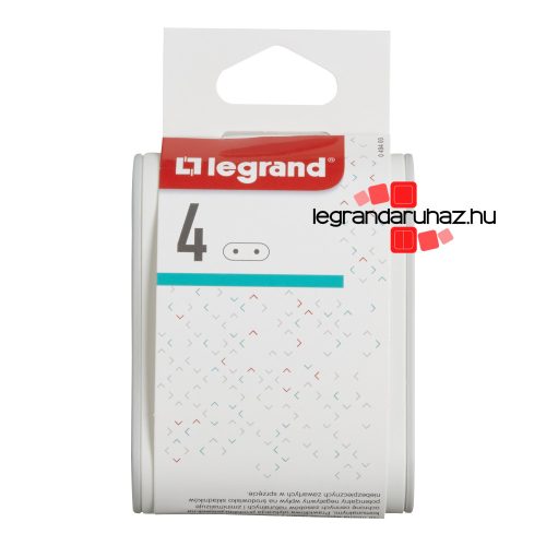 Legrand Négyes 2P elosztódugó, 6A, fehér, Legrand 049400