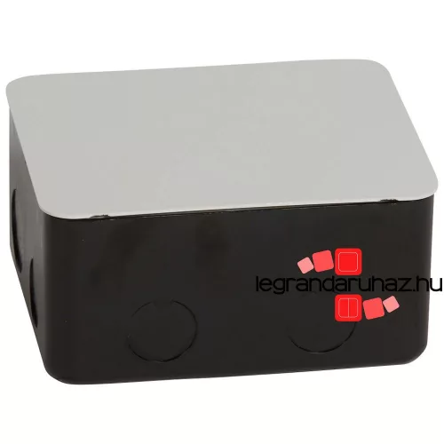 Legrand Felnyíló süllyesztett doboz betonpadlóba fém, 4 modul, Legrand 054001