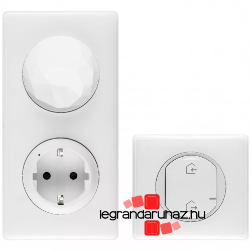 Legrand Céliane Netatmo intelligens kezdő csomag - központi egység intelligens csatlakozóaljzattal + főkapcsoló fehér, Legrand 064820