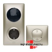   Legrand Céliane Netatmo intelligens kezdő csomag - központi egység intelligens csatlakozóaljzattal + főkapcsoló titánium, Legrand 064827