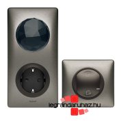   Legrand Intelligens kezdő csomag - Központi egység intelligens csatlakozóaljzattal + főkapcsoló  Celiane Netatmo Grafitszürke, Legrand 064828