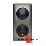 Legrand Intelligens kezdő csomag - Központi egység intelligens csatlakozóaljzattal + főkapcsoló  Celiane Netatmo Grafitszürke, Legrand 064828