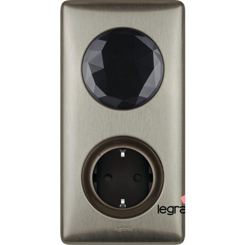 Legrand Intelligens kezdő csomag - Központi egység intelligens csatlakozóaljzattal + főkapcsoló  Celiane Netatmo Grafitszürke, Legrand 064828