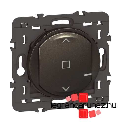Legrand Céliane with Netatmo okos vezeték nélküli redőny/zsaluzia kapcsoló (elemes távvezérlő), falon kívüli, 1-es kerettel , grafit, Legrand 064897A