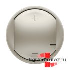   Legrand Céliane 2 vezetékes nyomógombos fényerőszabályzó burkolat, titánium, Legrand 065183A