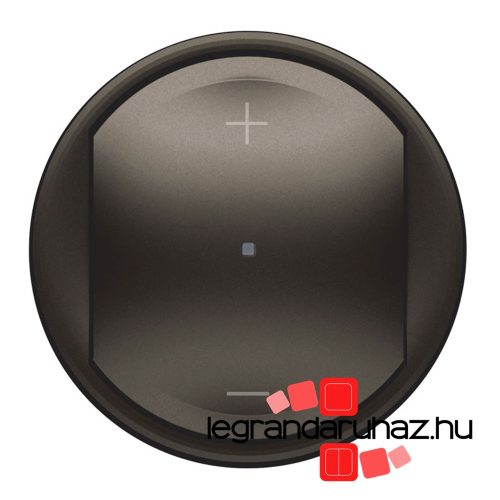 Legrand Céliane 3 vezetékes nyomógombos fényerőszabályzó burkolat, grafit, Legrand 065284A