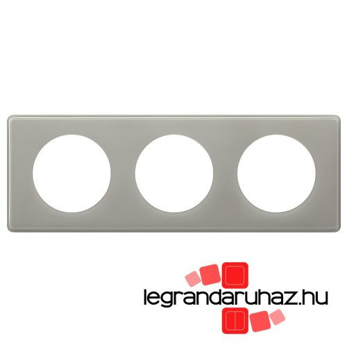 Legrand Céline hármas keret szürke gyöngy, Legrand 066603