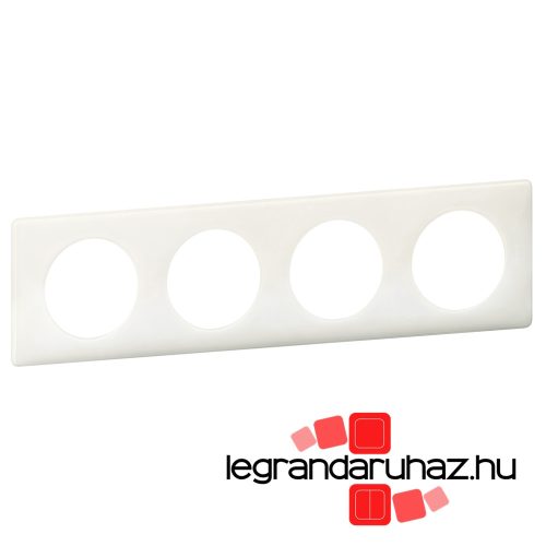 Legrand Céliane négyes keret, fényes fehér, Legrand 066634