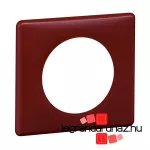 Legrand Céliane egyes keret púder bordó, Legrand 066751