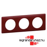 Legrand Céliane hármas keret púder bordó, Legrand 066753