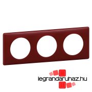 Legrand Céliane hármas keret púder bordó, Legrand 066753