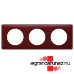 Legrand Céliane hármas keret púder bordó, Legrand 066753