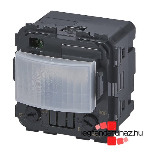 Legrand Céliane mozgásérzékelős (PIR) kapcsoló mechanizmus, 2-150 W (LED max. 100 W), 2 vezetékes, beépített nyomóval, Legrand 067026A
