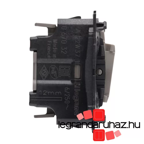 Legrand Céliane nyomó 6A, Legrand 067032