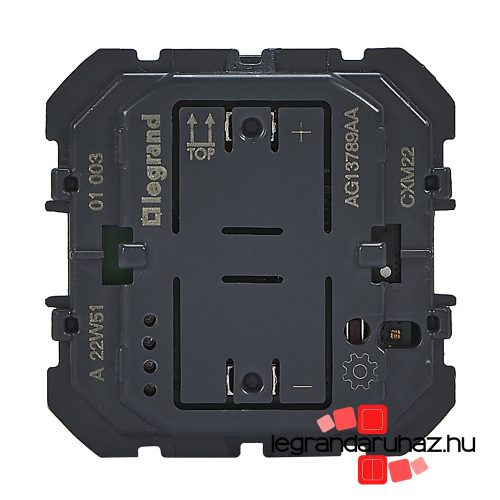 Legrand Céliane nyomógombos fényerőszabályzó 125W, 2 vezetékes, Legrand 067083A