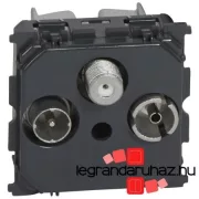   Legrand Céliane TV-RD-SAT aljzat, átmenő 15dB, Legrand 067378