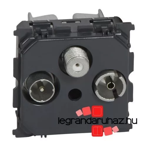 Legrand Céliane TV-RD-SAT aljzat, átmenő 15dB, Legrand 067378