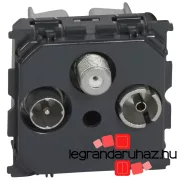   Legrand Céliane TV-RD-SAT aljzat, végzáró, 1,5dB, Legrand 067388
