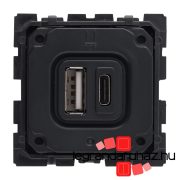   Legrand Céliane kombinált USB A és C töltőaljzat, 2400 mA, Legrand 067465