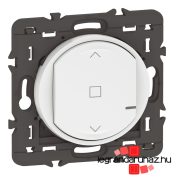   Legrand Céliane with Netatmo okos vezeték nélküli redőny/zsaluzia kapcsoló (elemes távvezérlő), falon kívüli, 1-es kerettel , fehér , Legrand 067646A