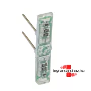   Legrand Program Mosaic easyLED jelzőlámpa (fehér szín) 12/24/48V , Legrand 067689L
