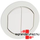 Legrand Céliane kettős billentyű, IP44, Legrand 067802