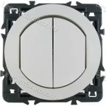 Legrand Céliane kettős billentyű, IP44, Legrand 067802
