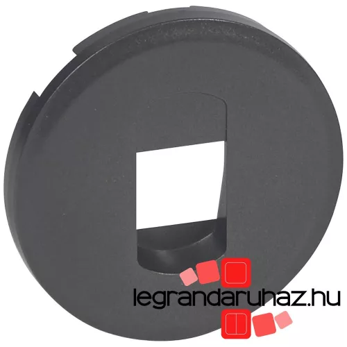 Legrand Céliane 1xhangszóró csatlakozóaljzat burkolat, grafit, Legrand 067813