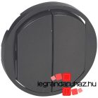 Legrand Céliane kettős billentyű, grafit, Legrand 067902