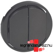 Legrand Céliane kettős billentyű, grafit, Legrand 067902