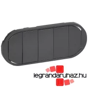 Legrand Céliane ötös billentyű, grafit, Legrand 067905