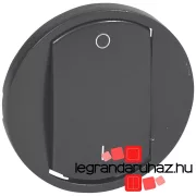   Legrand Céliane széles billentyű kétpólusú kapcsolóhoz grafit, Legrand 067921