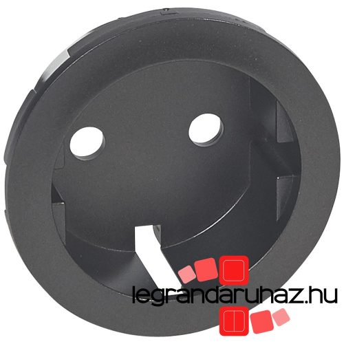 Legrand Céliane 2P+F csatlakozóaljzat burkolat, grafit, Legrand 067931