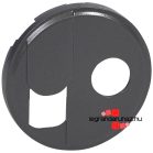   Legrand Céliane RJ 45 + TV aljzat burkolat, grafit, Legrand 067939
