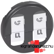 Legrand Céliane 2xRJ45 burkolat, grafit, Legrand 067952
