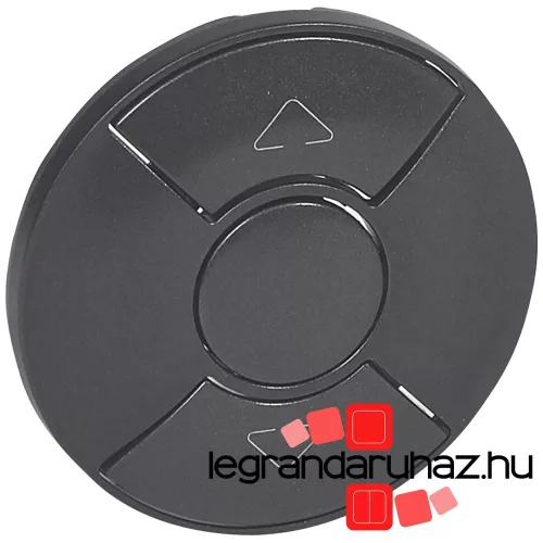 Legrand Céliane redőnykapcsoló/nyomó burkolat, grafit, Legrand 067955