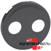 Legrand Céliane TV-RD burkolat, grafit, Legrand 067983