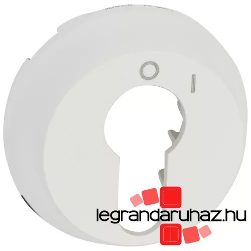 Legrand Céliane burkolat 2 állású kulcsos kapcsolóhoz, fehér, Legrand 068009