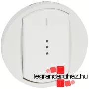   Legrand Céliane I/O billentyű, fényjelzős, fehér, Legrand 068023