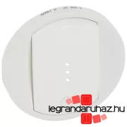   Legrand Céliane burkolat időzítő kapcsolóhoz, fehér, Legrand 068037