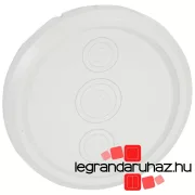   Legrand Céliane érintős redőnykapcsoló billentyű, fehérüveg, fehér körgyűrű, Legrand 068045