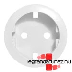 Legrand Céliane 2P+F csatlakozóaljzat burkolat, fehér, Legrand 068131