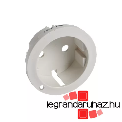 Legrand Céliane 2P+F csatlakozóaljzat burkolat, fényjelzős, fehér, Legrand 068145
