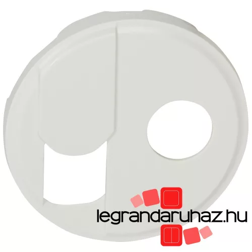 Legrand Céliane RJ 45 + TV aljzat burkolat, fehér, Legrand 068239