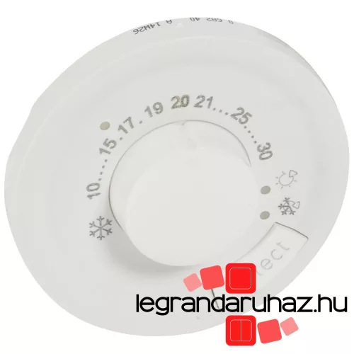 Legrand Céliane szobatermosztát burkolat, fehér, Legrand 068240